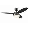 Image de Ventilateur de plafond - WESTINGHOUSE - ALLOY - Ø105 cm - Noir - Avec lumière - 3 vitesses