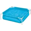 Image de Petite Piscine tubulaire bleu 122 x 122 x 30 cm
