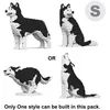 Image de Blocs de construction - JEKCA - Chien Husky (4 en 1) - 3240 pièces - Noir - 14 ans et plus