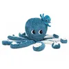 Image de Peluche Les Deglingos - Ptipotos pieuvre maman et bébé bleu - 45cm - Pour enfant dès la naissance