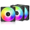 Image de Ventilateur PC 140 mm - ARCTIC - Flux dair inversé - PWM 400-2650 rpm - 3 pièces - 5V D RGB - FDB silencieux