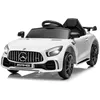 Image de Voiture Electrique pour Enfant 12V effets sonores Lumineux télécommande Mercedes-AMG GT R - 9906 x 5588 x 4318 cm Blanc