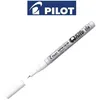 Image de Marqueur Permanent - PILOT - SUPER COLOR - Pointe Extra Fine - Couleur Blanc - Indélébile