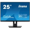 Image de Ecran IIYAMA 25 IPS 4ms 16:10 1920x1200 VGA HDMI DisplayPort HUB USB (2x2.0) 15cm pied réglable en hauteur Pivot / XUB2595WSU-B5