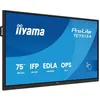 Image de Écran interactif - IIYAMA - TE7513A-B3AG - 75 pouces 4K - PureTouch-IR 40 points - WiFi 6E