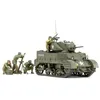 Image de Maquette Tamiya M5A1 avec figurines - Echelle 1:35 - 35313