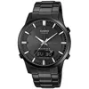 Image de Montre connectée - Casio - Waveceptor - Acier noir - Éclairage LED - Solaire - Heure universelle