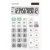 Image de Sharp EL-334W Calculatrice de bureau blanc Ecran: 12 à pile(s) solaire (l x H x P) 112 x 170 x 14 mm