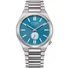 Image de Montre Hommes Citizen NK5010-51L - Argent Acier inoxydable - 40mm - Bleu - 5 bar - 147g