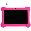 Image de 7 pouces étudiant enfants apprentissage tablette enfants tablette Wifi tablette cadeau 512M + 8G US Rose rouge