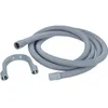 Image de Kit de rallonge de tuyau de vidange pour machine à laver sèche-linge et lave-vaisselle - OEM - 2m - Blanc
