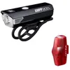 Image de Kit déclairage vélo - CATEYE - AMPP 200 / VIZ 100 - Avant 200 lm - Arrière 100 lm - USB rechargeable