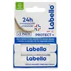 Image de Labello Stick Soin des Lèvres Hydratant Protect+ Lot de 2 x 4,8g