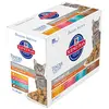 Image de Hill's Science Plan Feline Sterilised Cat Aliment Humide Mixte Poulet Saumon Dinde Truite 12 x 85'