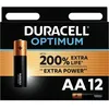 Image de Pack 12 Piles Alcalines Optimum MN1500 AA LR6 200% ExtraLife