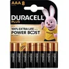 Image de Duracell Plus Power Boost Pile LR3 (AAA) alcaline(s) 1.5 V 8 pc(s)