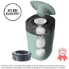 Image de Tommee Tippee - Poubelles à couches - Twist & Click - Anti-Odeurs Anti-Germes - 1 cassette - Film multicouche antibactérien - Vert