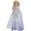 Image de DISNEY LA REINE DES NEIGES 2 - Poupée mannequin Elsa Reine - robe chaussures et longs cheveux blonds - pour enfants - dès 3 ans