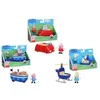 Image de Jouet - Peppa Pig - Assortiment de petits véhicules - Figurine incluse - Multicolore - Intérieur