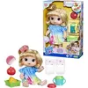 Image de Baby Alive coffret poupée Boissons fruitées pomme presse-agrumes factice boit et mouille sa couche dès 3 ans cheveux blonds