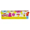 Image de Play-Doh confettis pack de 4 pots de pâte à modeler pots de 85 gr jouets imaginatifs loisirs créatifs pour enfants dès 2 ans