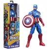Image de Figurine Captain America 30 cm Titan Series 11 points darticulation jouets de super-héros pour enfants Marvel dès 4 ans