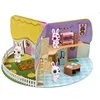 Image de Figurine à colorier - TOMY - Fuzzikins - Chez ma famille lapinous - Livre à déployer et personnalisable