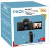 Image de Pack Appareil photo compact pour Vlogging Sony ZV-1 Noir + PoignÃ©e trÃ©pied VCTSGR1 en occasion ou reconditionné