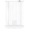 Image de Barrière de Sécurité Pour Animaux Avec Chatière - Bettacare - 75cm - 84cm - Blanc - Métal