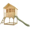 Image de Maisonnette - TP TOYS - COLLINE - sur pilotis - toboggan 18 m - bac à sable ombragé