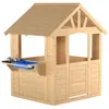 Image de Maisonnette cabane enfant avec cuisine extérieure en Bois FSC®