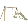 Image de Portique balançoire - 3 agrès avec toboggan - SHERWOOD AJONC - TP TOYS