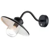 Image de Applique extérieure - ELSTEAD LIGHTING - Klampenborg - Dôme noire - IP44 - Acier inoxydable 304
