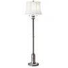 Image de Lampadaire - Stateroom - Nickel antique - Abat-jour en tissu - 1 ampoule E27 - Style contemporain