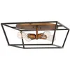 Image de Plafonnier - ELSTEAD LIGHTING - Hinkley Fulton - Bronze - Accents en laiton - E27 4 ampoules