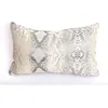 Image de Heart of the home - Coussin design effet python Joha - L. 30 x l. 50 cm - Blanc
