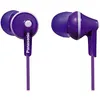Image de Écouteurs intra-auriculaires - PANASONIC - HJE125 - Design ErgoFit - Violet - Haut-parleurs 14.8mm