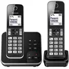 Image de Panasonic KX-TGD322 Téléphone DECT Haut-parleur 50 entrées Identification de lappelant Noir
