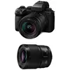 Image de Hybride Panasonic appareil photo hybride lumix s5 mark II x + objectif 20-60 + objectif 50mm f/1.8