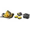 Image de Scie circulaire XR 5Ah 184 mm DEWALT + 2 Batteries + Coffret Tstak - DCS572P2-QW