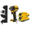 Image de Perceuse visseuse à têtes multiples - DEWALT - DCD803D2T-QW - XR 18V Brushless - 2x2Ah Li Ion - Sans fil compact
