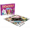 Image de Monopoly Chats - Jeu de société - WINNING MOVES - Monopoly mettant en vedette les chats dans différents lieux.