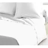Image de Drap Plat - LOVELY HOME - 100% coton - 240 x 300 cm - Blanc
