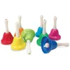 Image de Instrument de musique - Cloches multicolores - 8 clochettes - Plexiglas - Pour enfants de 3 à 6 ans
