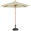 Image de Parasol de terrasse écru professionnel à poulie diamètre 3 m - Bolero