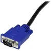 Image de StarTech SVECONUS10 - Câble KVM 2-en-1 USB + VGA 3 m - Noir