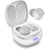 Image de Ecouteur Sans Fil Bluetooth 5.0 Blanc True Wireless Stereo - August EP800 - Micro Waterproof Discret Universel Android Apple