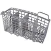 Image de Panier à couverts pour lave-vaisselle - Indesit - Ariston - Gris - avec supports latéraux pour cuillères à café