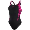 Image de Maillot de bain 1 pièce femme Speedo Eco+ H-Boom Splice Muscleb - Noir/Rose - Taille 44