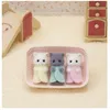 Image de SYLVANIAN FAMILIES - Triplés chat persan - Mini-univers - Rose - Pour enfant - 3 ans et plus